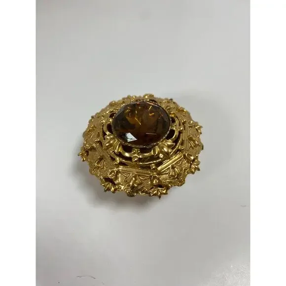 Florenza Gold Toned Trinket Box - Picture 5 of 7